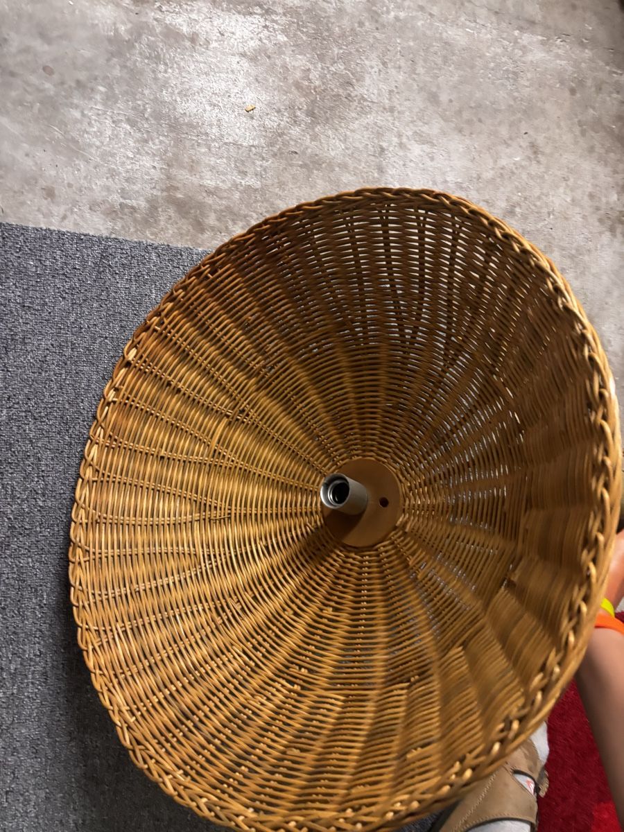 Lampade: Rattan Hanging Ceiling Lamp Light Shade Boho Chic – Usato da Biel-Benken BL venduto da ste_86wx 1