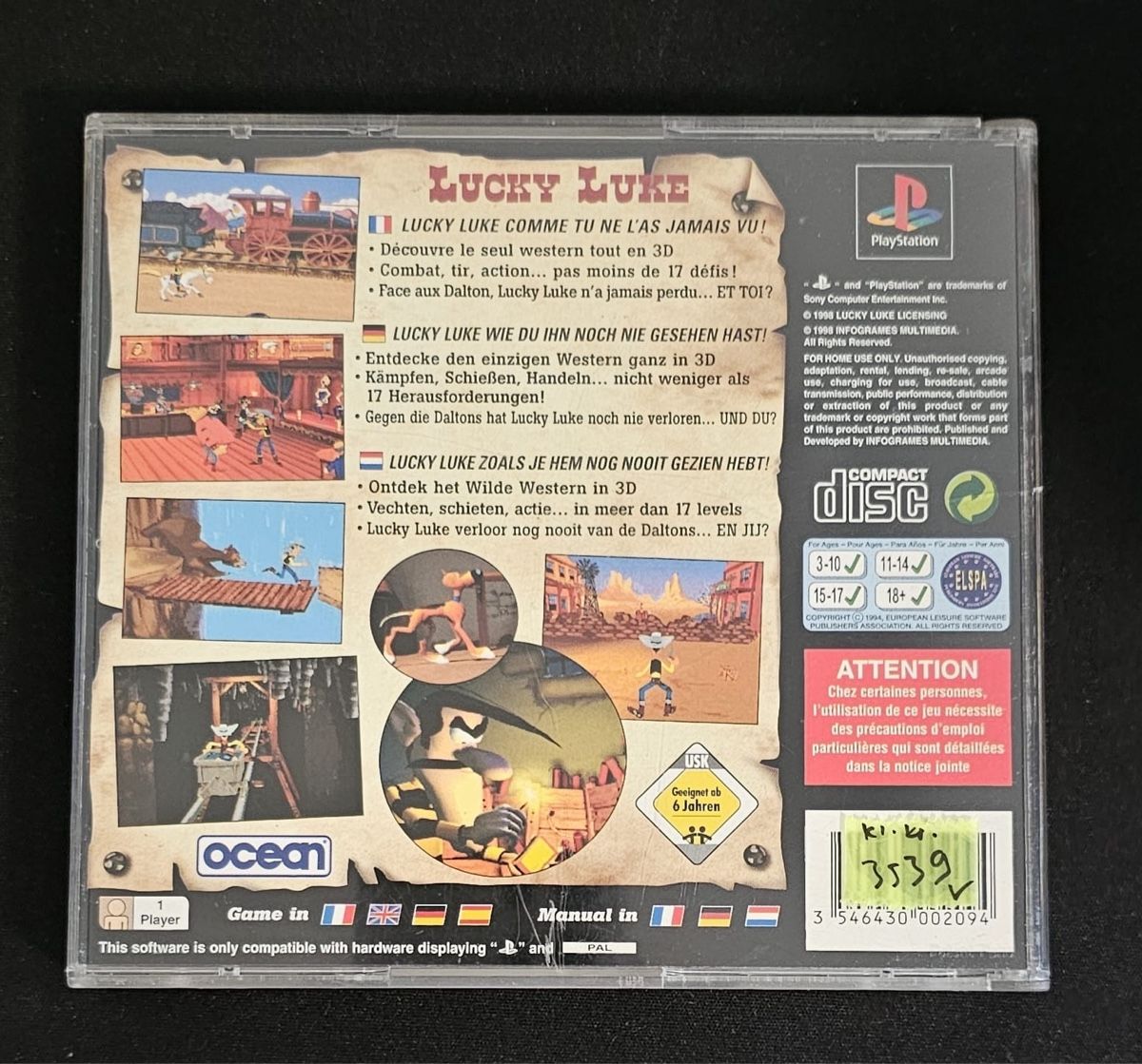 Giochi: Lucky Luke PS1 – Usato da Lyss venduto da KiS12 1