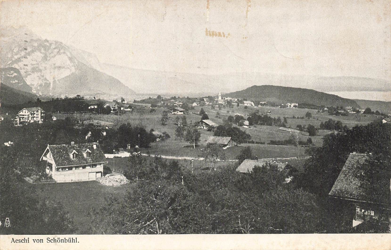 Cartoline postali: Aeschi von schönbühl – Usato da Biasca venduto da Blenio71