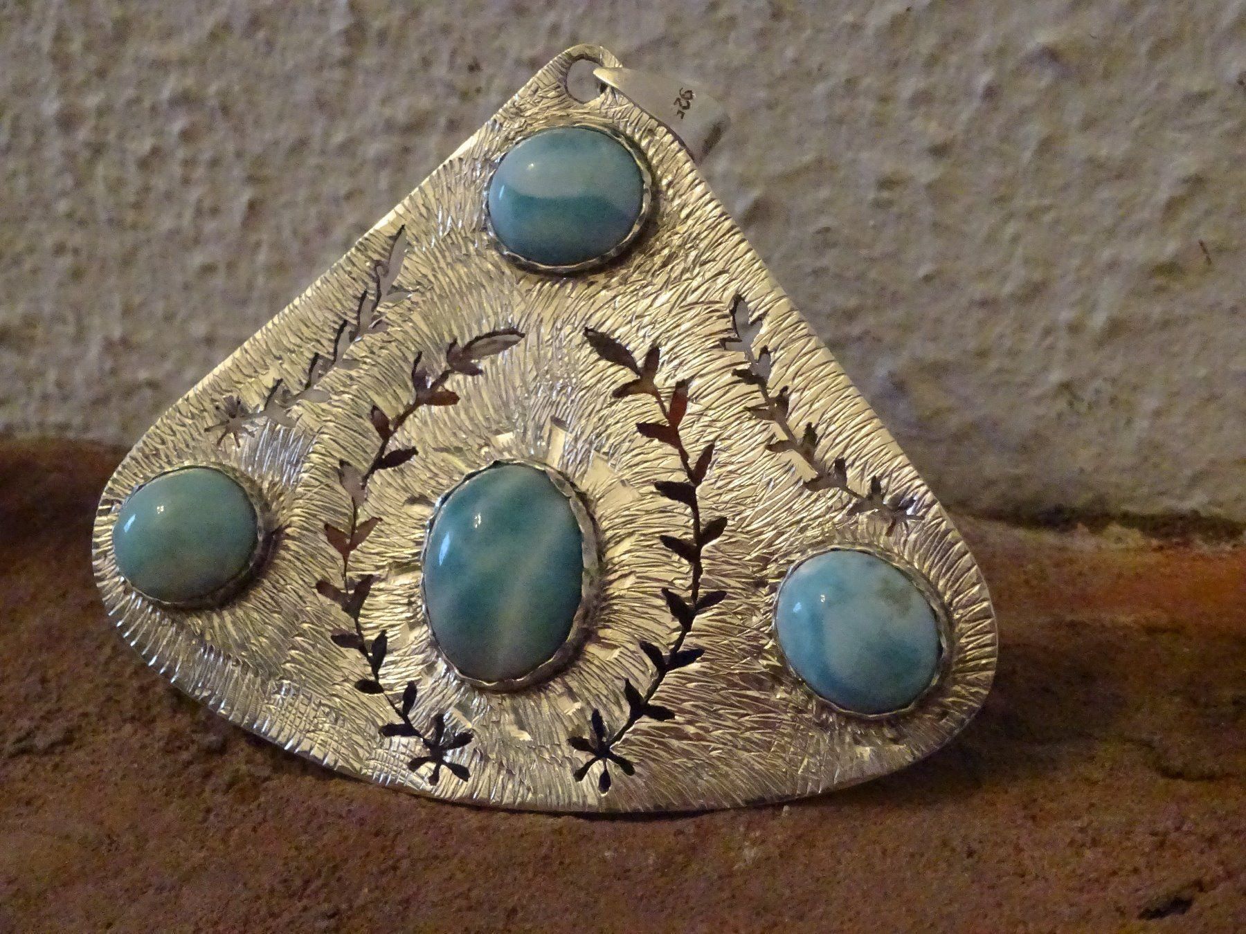 Anhänger: Anhänger Larimar Santo Domingo / 925 S – Gebraucht aus Esslingen von FetteSchnecke 2