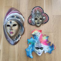 🎭 3 venezianische Dekorationsmasken