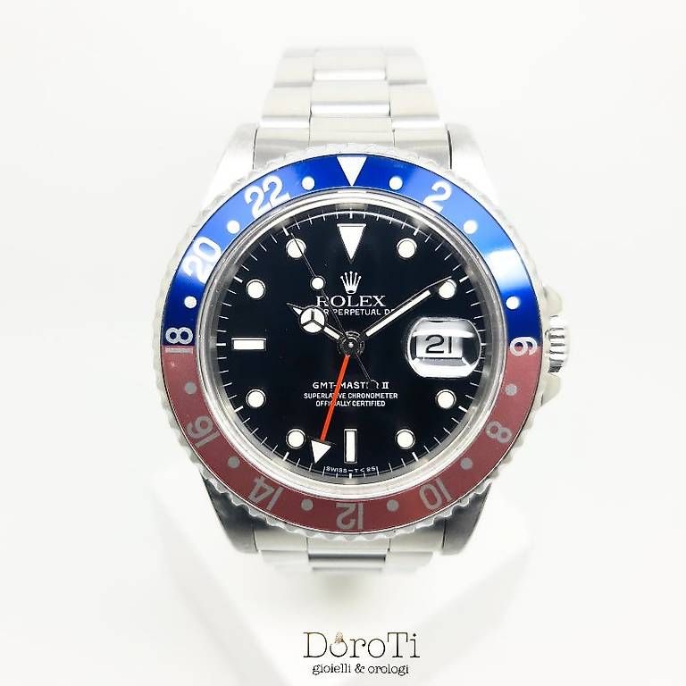 Rolex Orologi: ROLEX GMT-MASTER II PEPSI - 16710 – Usato da Grancia venduto da Gioielleria_DoroTi 1