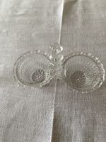 Vintage Kristall Salz/Pfeffer Set, Gewürzschale, Top! (54)