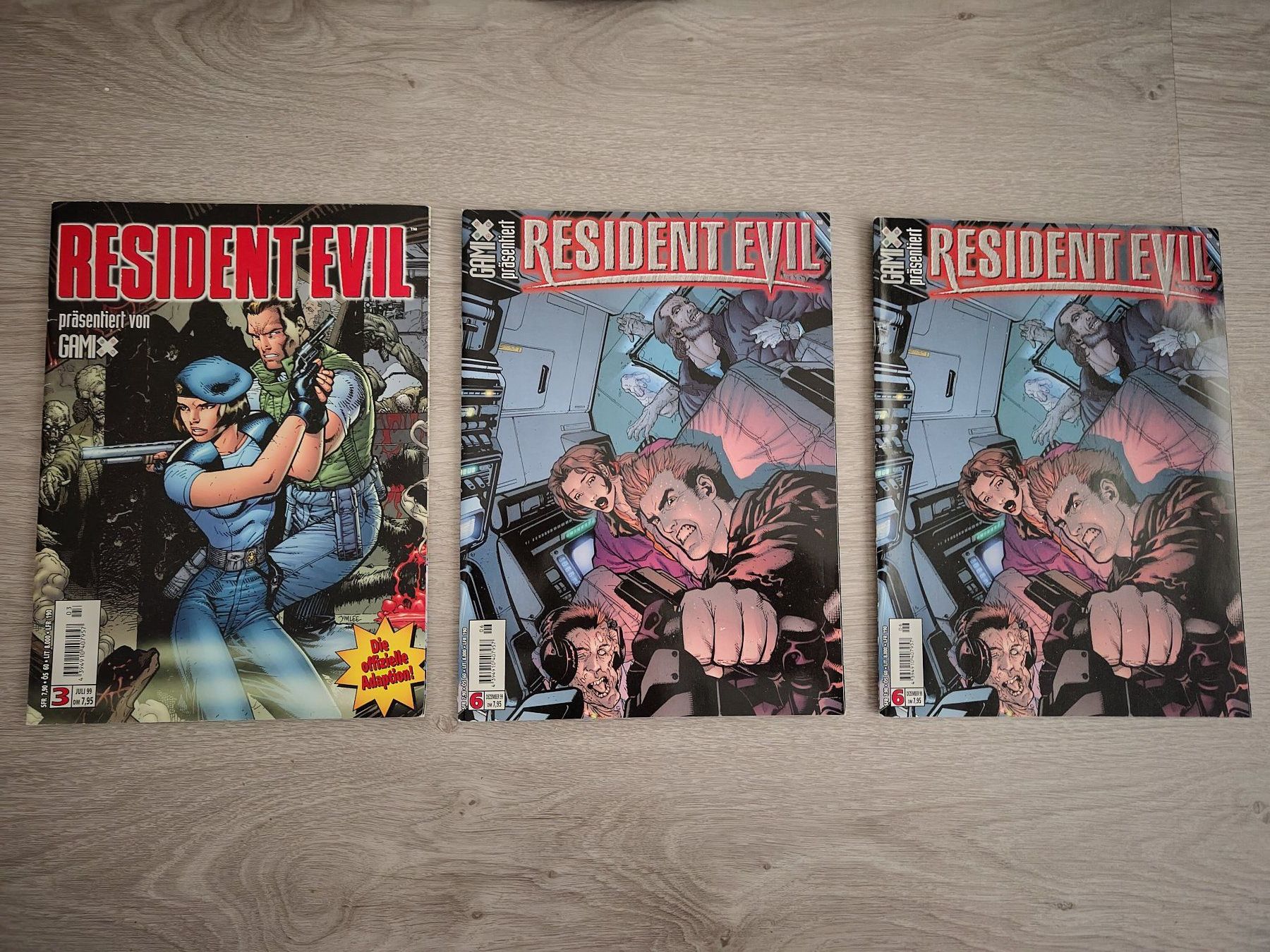 Jeux: Resident Evil Comic 3 Stück Set von Gamix – D'occasion à Schachen LU par retrogamer