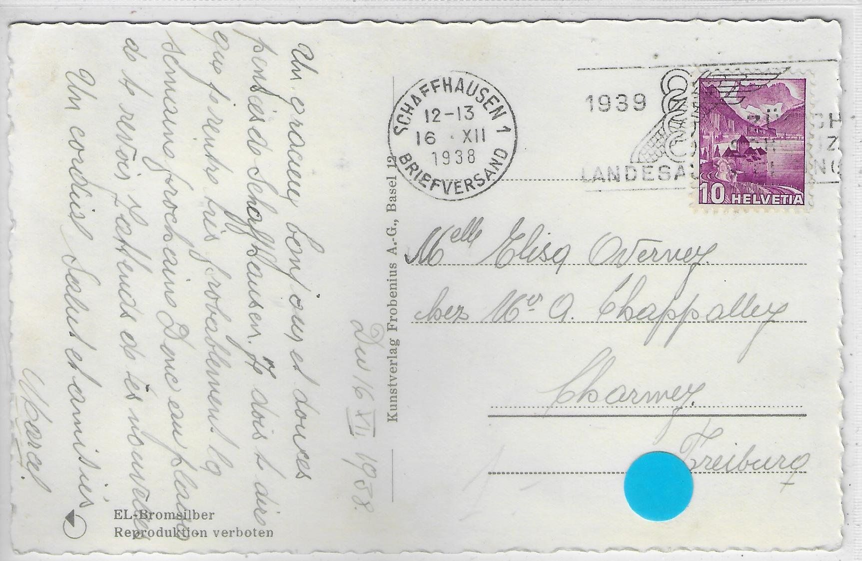 Cartoline postali: Schaffhausen - Rheinquai – Usato da Ettingen venduto da Kartenplanet 1