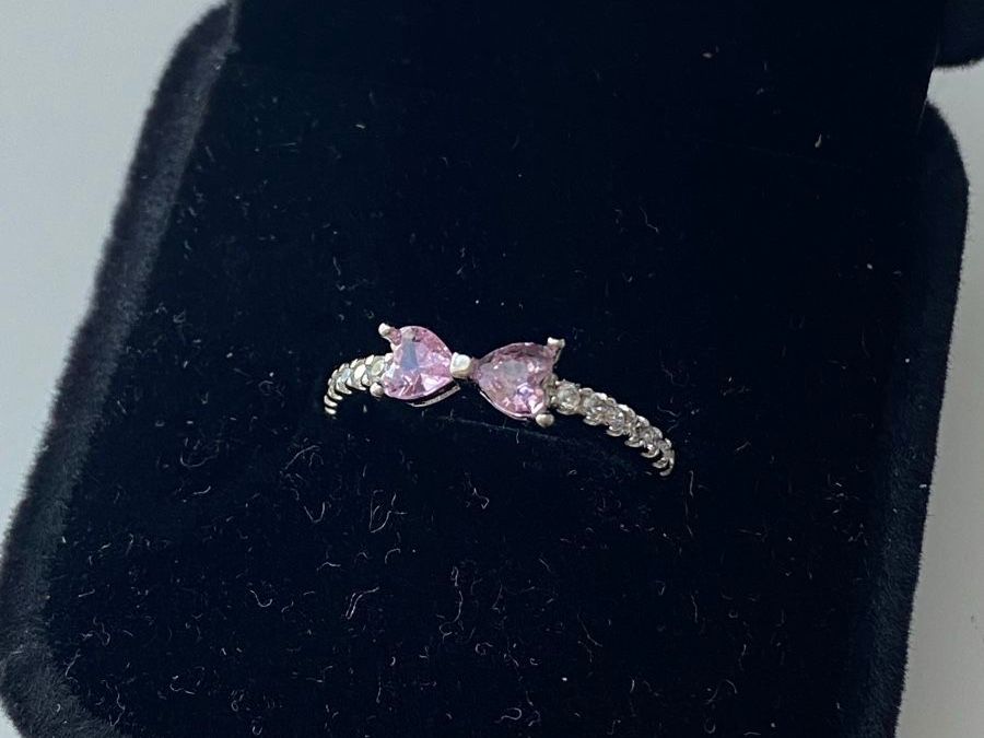 Anelli: Silber 925 Ring mit Schleife und Zirkonia – Nuovo (secondo la descrizione) da Givisiez venduto da dor_xb9k 1