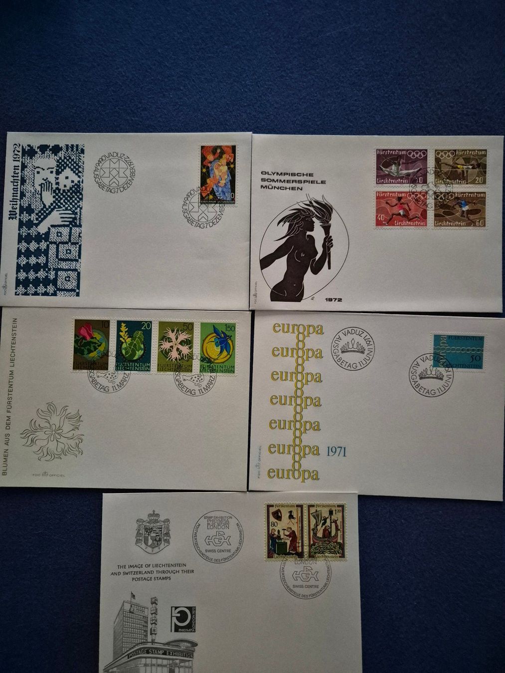 Tous les timbres: Ersttagsbriefe FL – D'occasion à Steinhausen par Scrashel