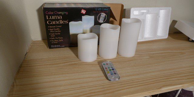 Kerzen: LED Kerzen mit Fernbedienung, 3er Set. – Neu und originalverpackt aus Zürich von inf_gt6t 1
