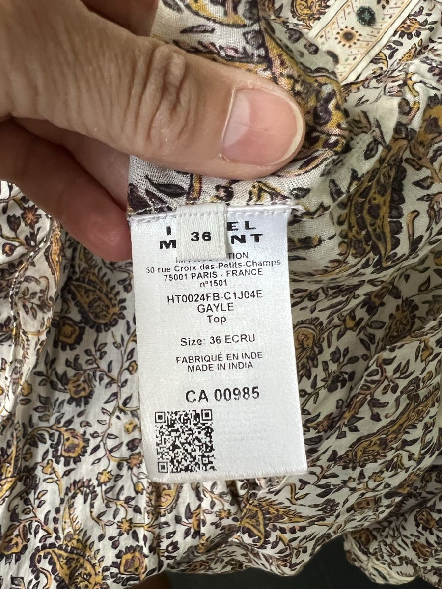 Isabel Marant Blusen: Isabel Marant Bluse F36 – Neu (gemäss Beschreibung) aus Eschenbach LU von gab_bky2 3