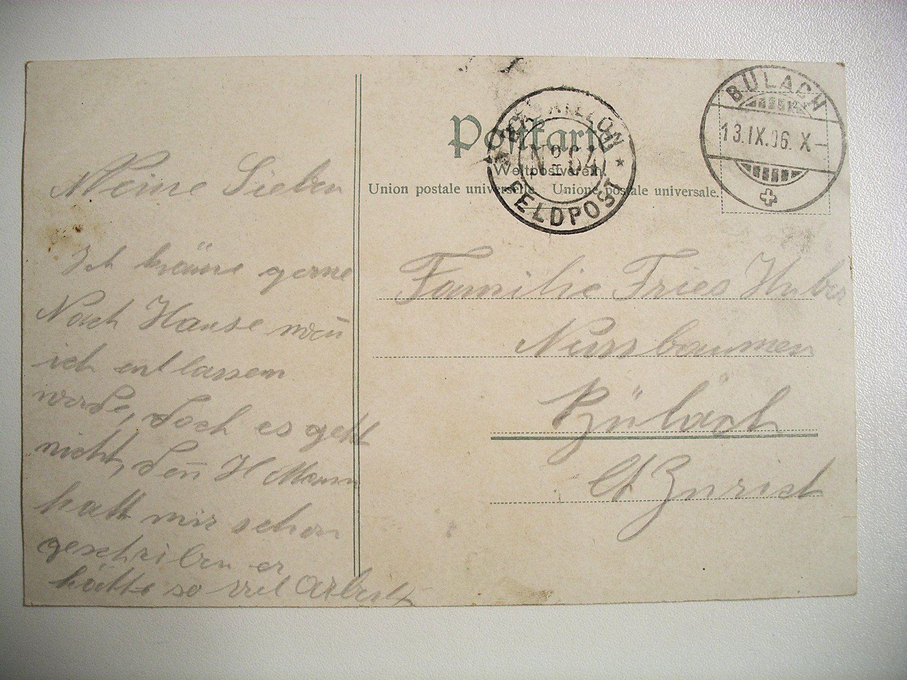 Cartes postales: farbigeLithoAK  WINTERTHUR – D'occasion à Oberhofen am Thunersee par luuping99 1