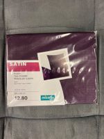 Micasa Satin Kissenbezug Violett 65 x 65 cm, neu