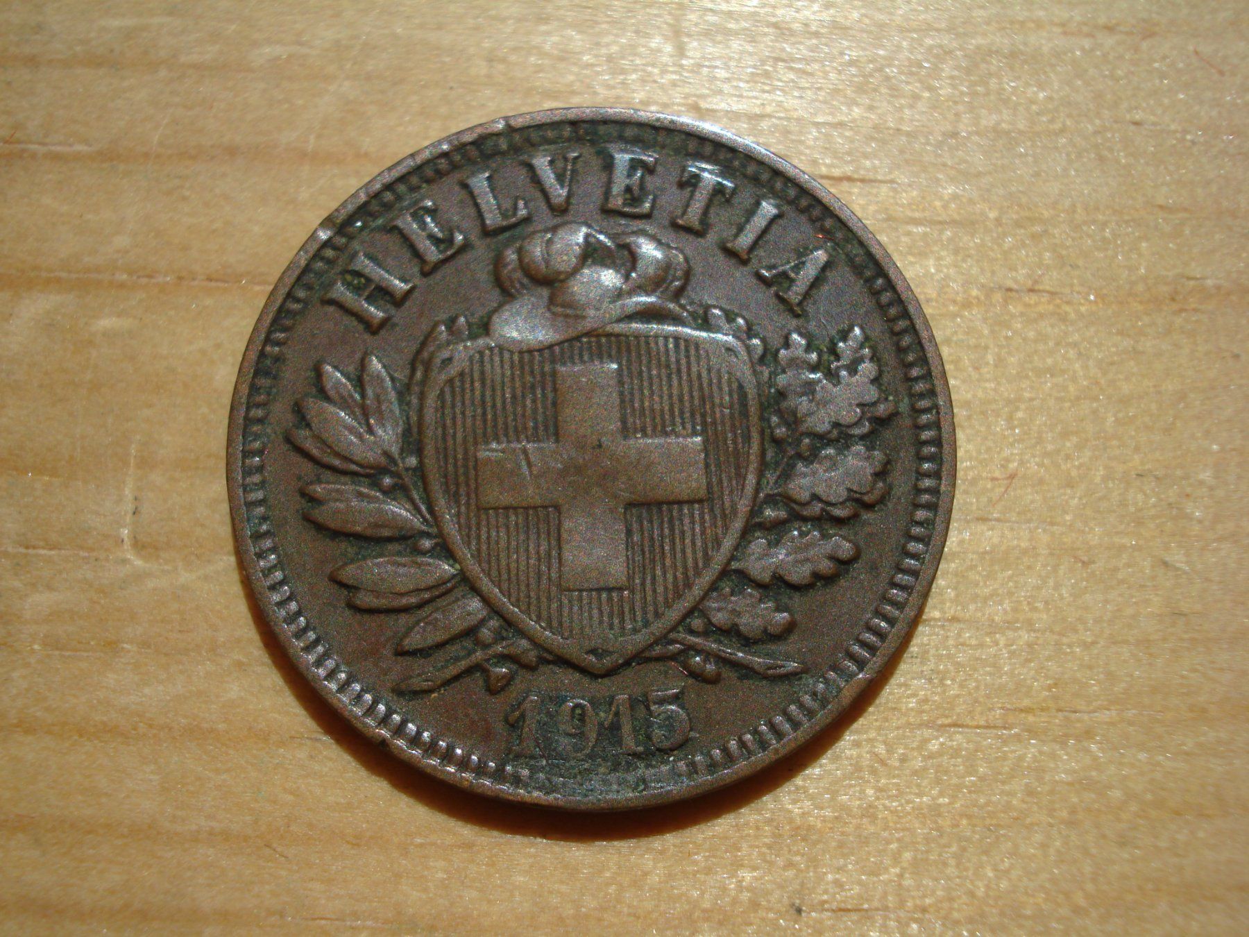 Tutti le monete: (N2) 2 Rappen 1915 – Usato da Erlach venduto da Net-Coins
