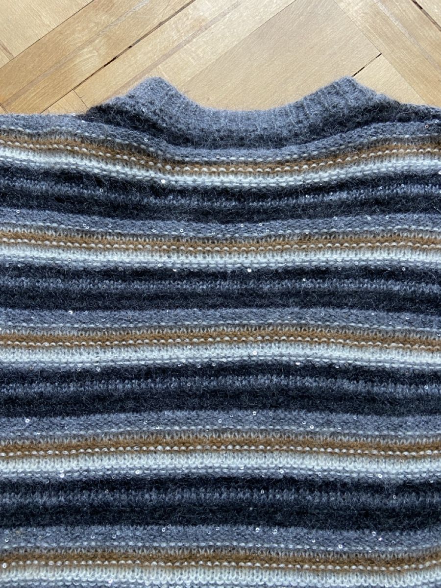 Max Mara Maglioni & Felpe: Max Mara Studio Sondrio striped sequin sweater Pulli – Usato da Münchenstein venduto da B771 7