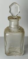 Schöner Alter Glasflakon Mit Stopfen Um 1900 10cm