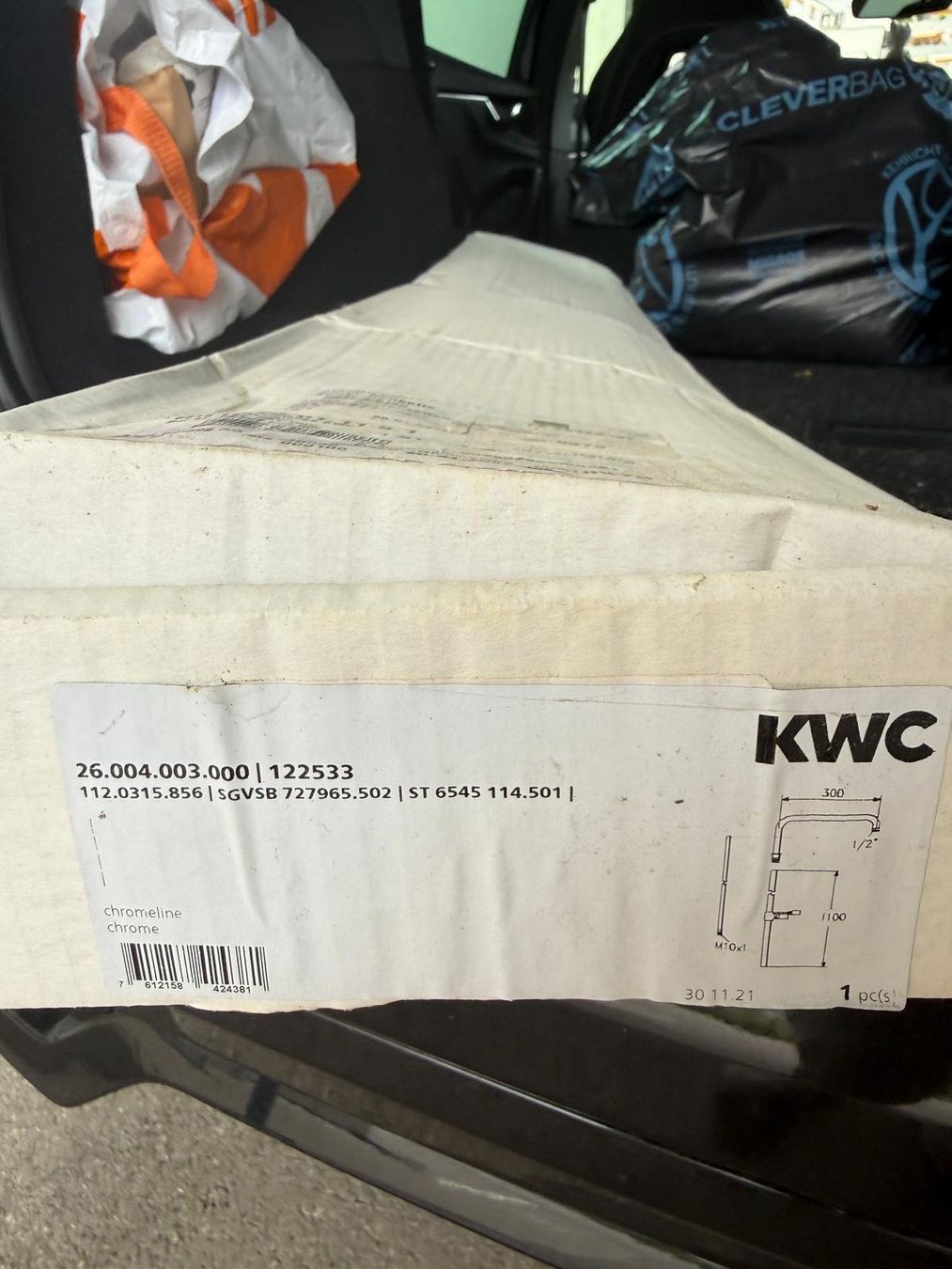 Kwc Docce: KWC Komponenten chromeline A 300 Duschgleitstangen-Set – Usato da Willisau venduto da Davidm95 5