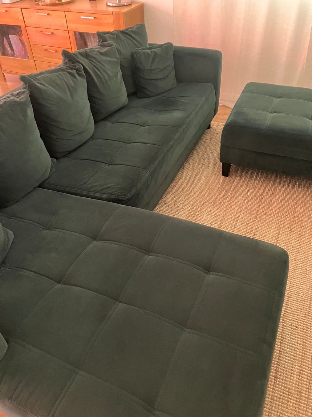 Divani: Ecksofa inkl. Hocker – Usato da Winterthur venduto da Flyer16 2