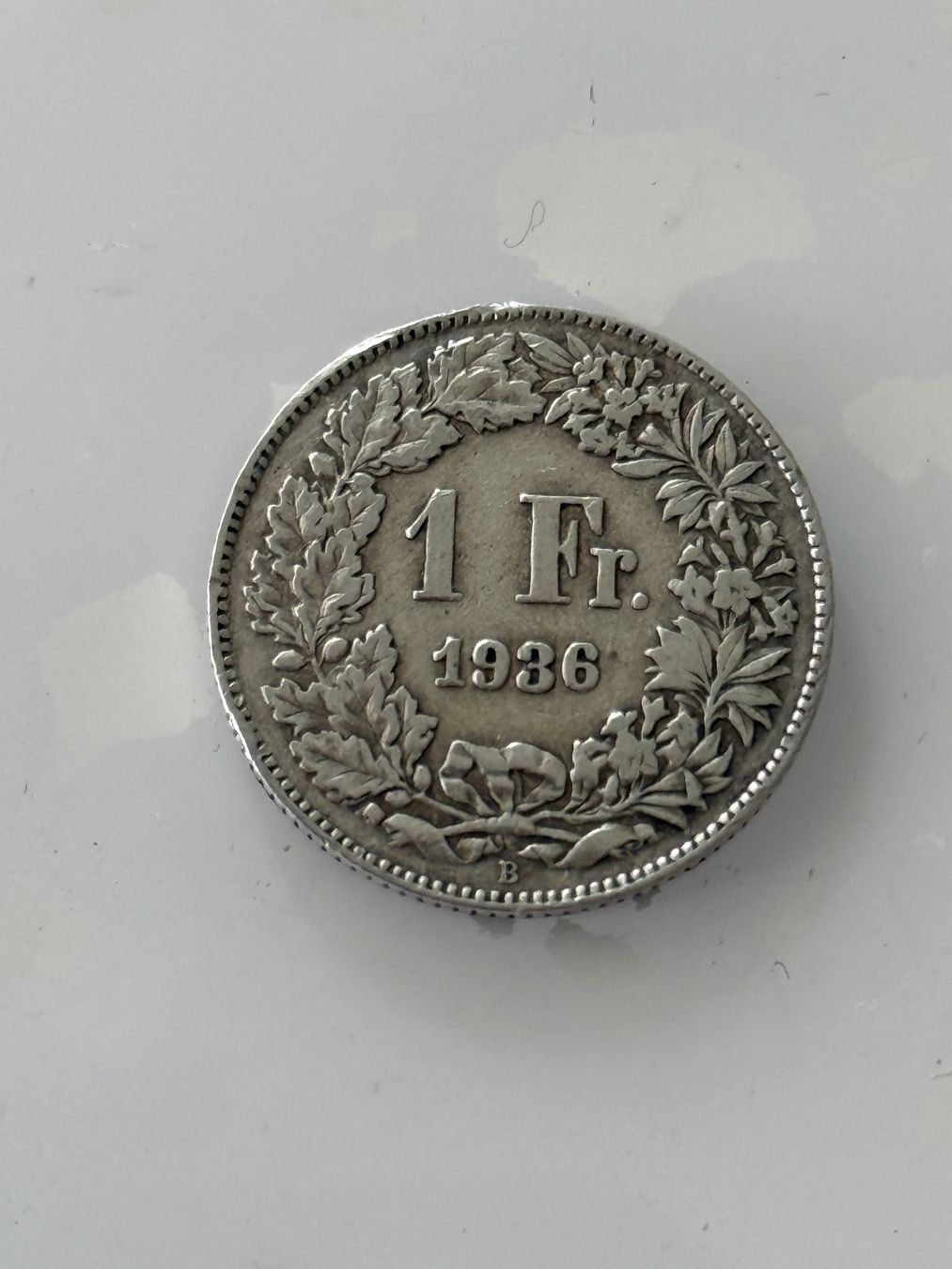 Tutti le monete: 1 Franken 1936  Rar – Usato da Wallisellen venduto da SWISS_SILVER1 1