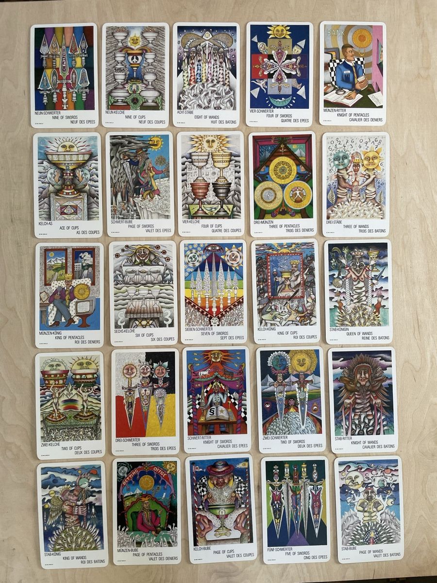 Giochi: Walter Wegmüller Neuzeit Tarot – Usato da Bern venduto da gwe_6rck 2