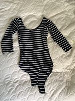 Striped Long Sleeve Bodysuit - Size S
