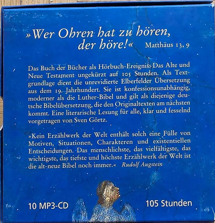 Livres audio: Die Bibel (10 mp3 CD's) – Neuf avec emballage d'origine à Zürich par christiantim9562 1