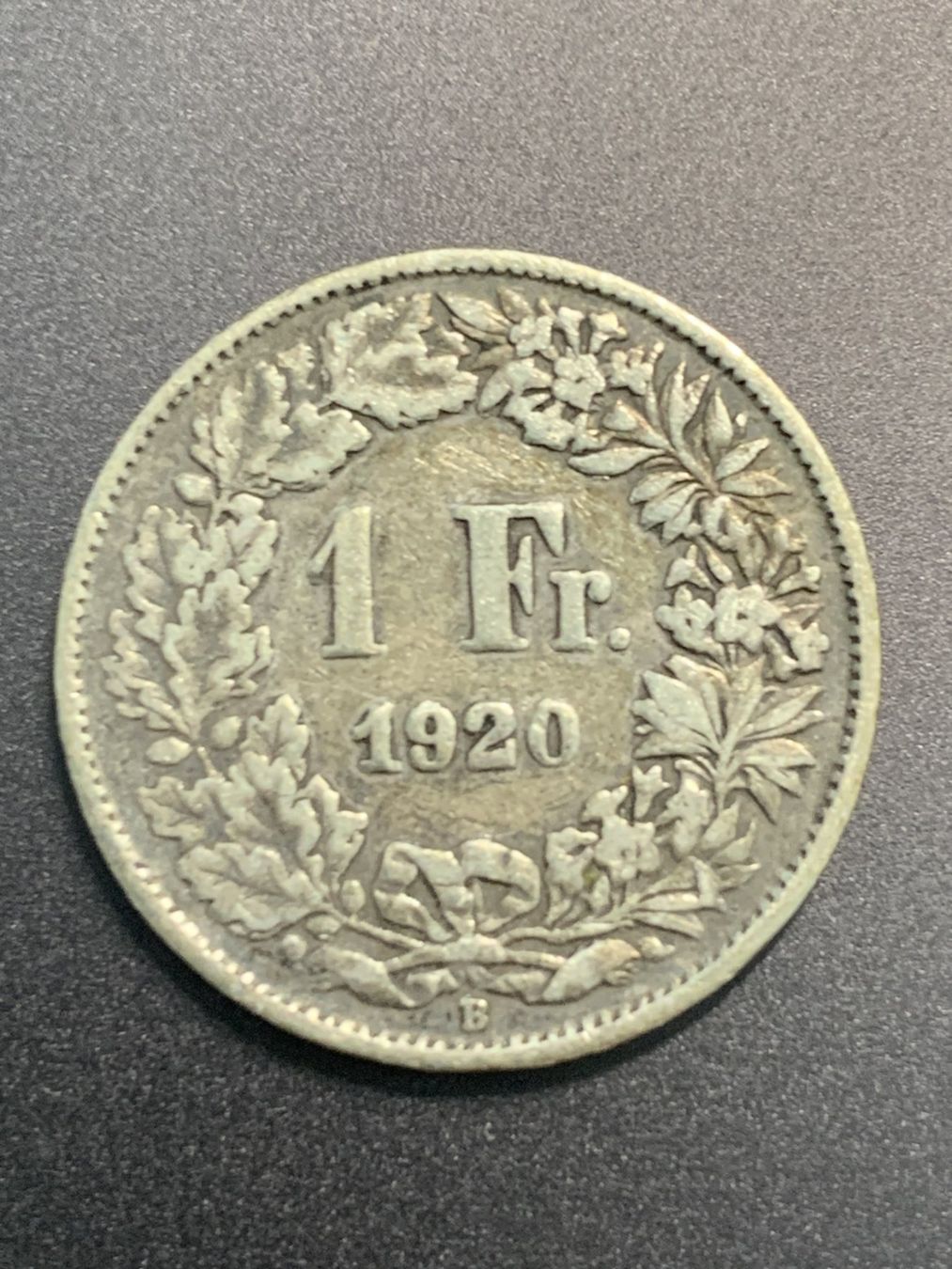 Tutti le monete: 1 FR Silber 1920 – Usato da Binningen venduto da Kingalfi