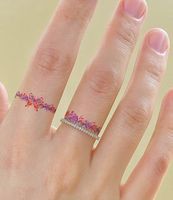 Temporäre Tattoos – Schmetterling & Blumen