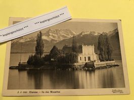 Clarens, Ile des Mouettes, AK alt, ungelaufen