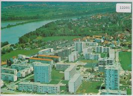 Flugaufnahme Pratteln Längi mit Augst