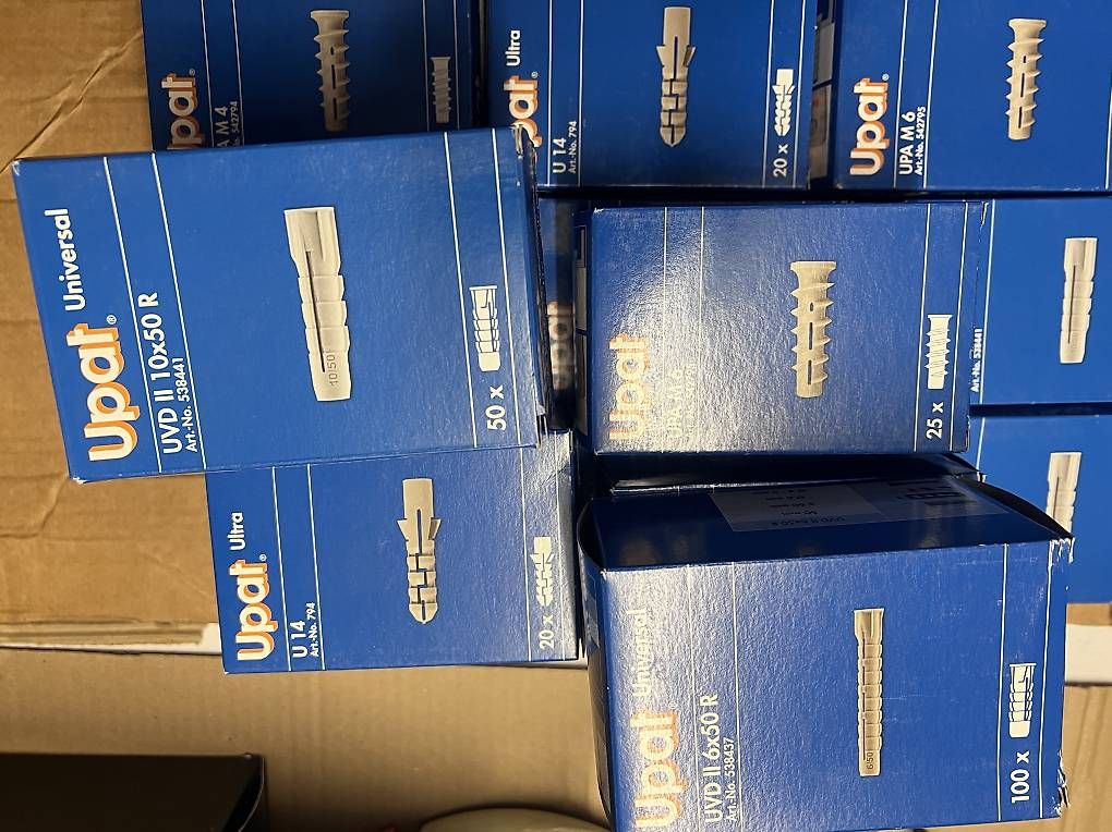 Alle Werkzeuge: Posten Dübel – Neu und originalverpackt aus Schinznach-Bad von w.tischler 1