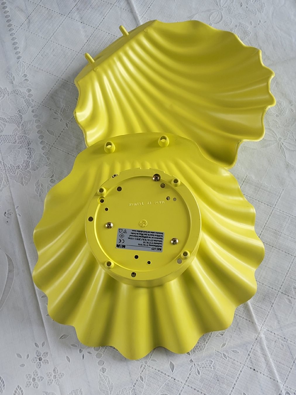 Lampen: Original 80er Jahre Muschellampe mit Farbwechsler – Gebraucht aus Buttikon SZ von Renco 4