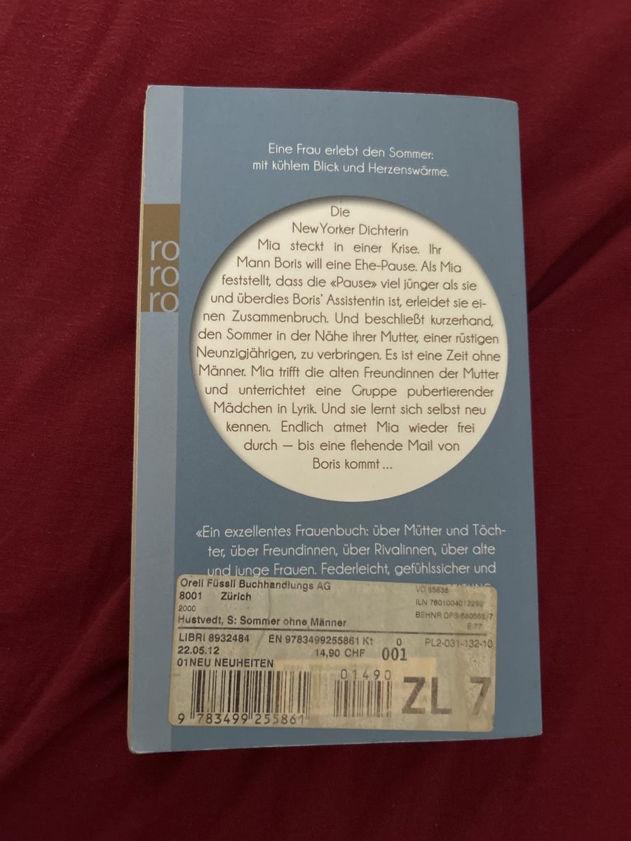 Bücher: Der Sommer ohne Männer – Gebraucht aus Urdorf von 2msa2 1