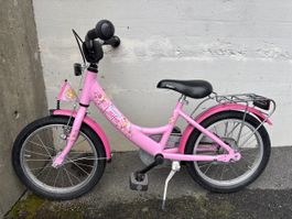 Puky Lillifee 16 Zoll Kinderfahrrad rosa Top Zustand 