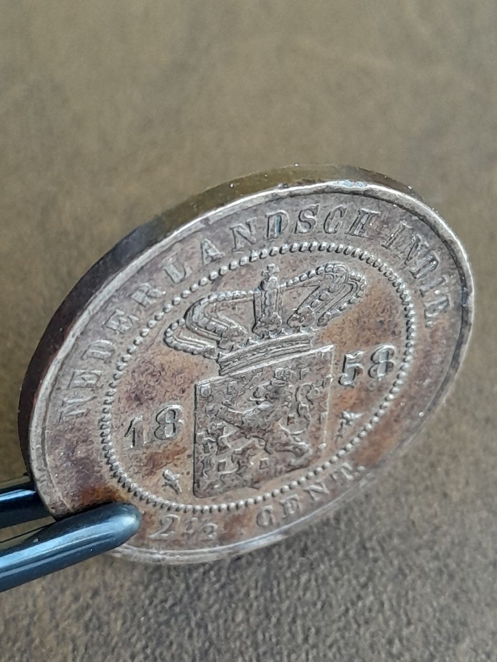 Tutti le monete: 2 1/2 Cent Indenosia 1858 – Usato da Basel venduto da Basel_20 1