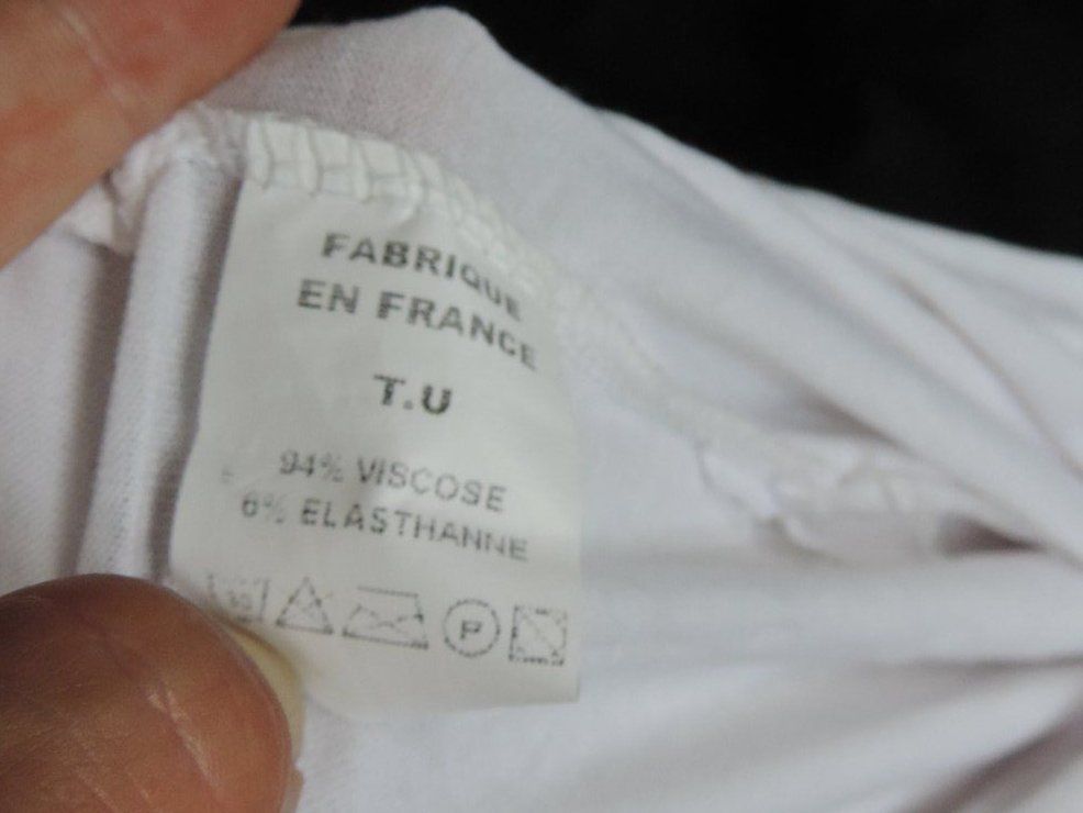 Robes: robe échancrée de plage blanche – D'occasion à Genève par Axelle333 7