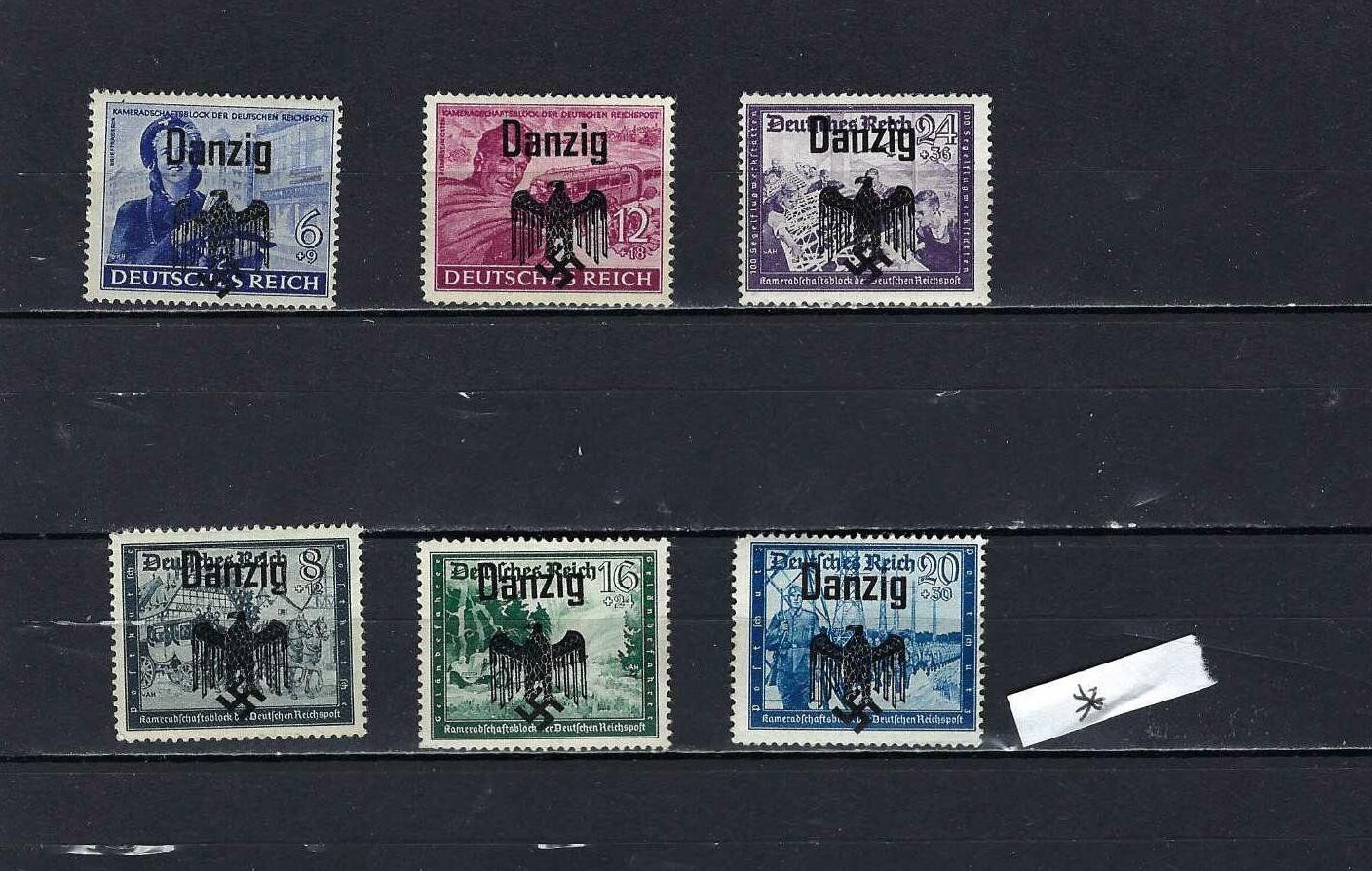 Alle Briefmarken: WKII Besetzung Danzig * – Neu und originalverpackt aus Altstätten SG von Nandodax