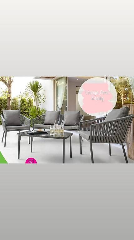 Mömax Set di tavolo e panche: Lounge 4-teilig von Mömax – Usato da Volketswil venduto da lar_fn5k