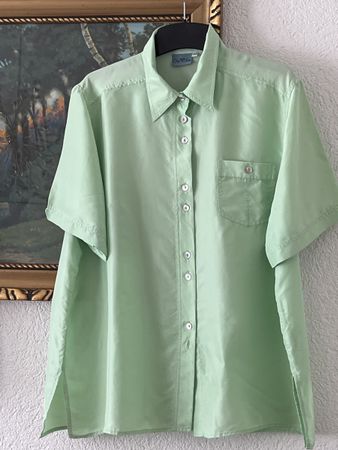 Elegante Gereinigte Seidenbluse,Gr.Eu 44 VonNichtraucher Top