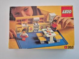 LEGO 263 - Küche mit 2 Figuren (1974) - 70er Vintage