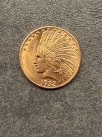 Pièce or 10 Dollars US Indian Head 1932