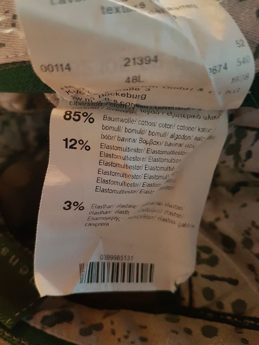 Hosen: Pantalon taille 48 marque m.e.n.s. 85% coton – Gebraucht aus Villiers von san_jn5w 6
