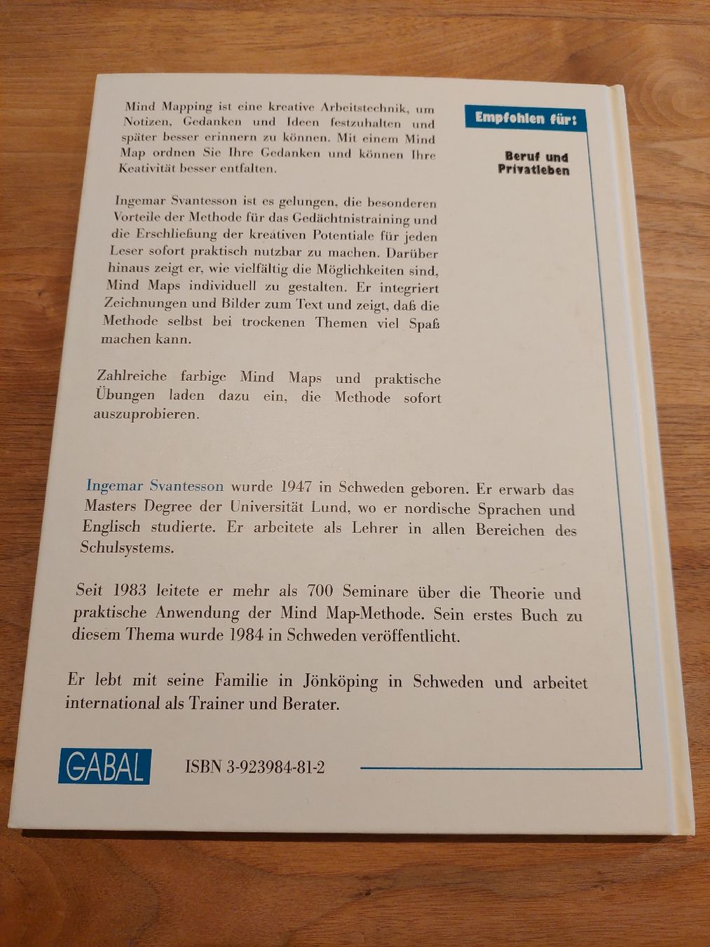 Libri: Mind Mapping und Gedächtnistraining - Top Zustand! – Usato da Brunnen venduto da Livianda 1