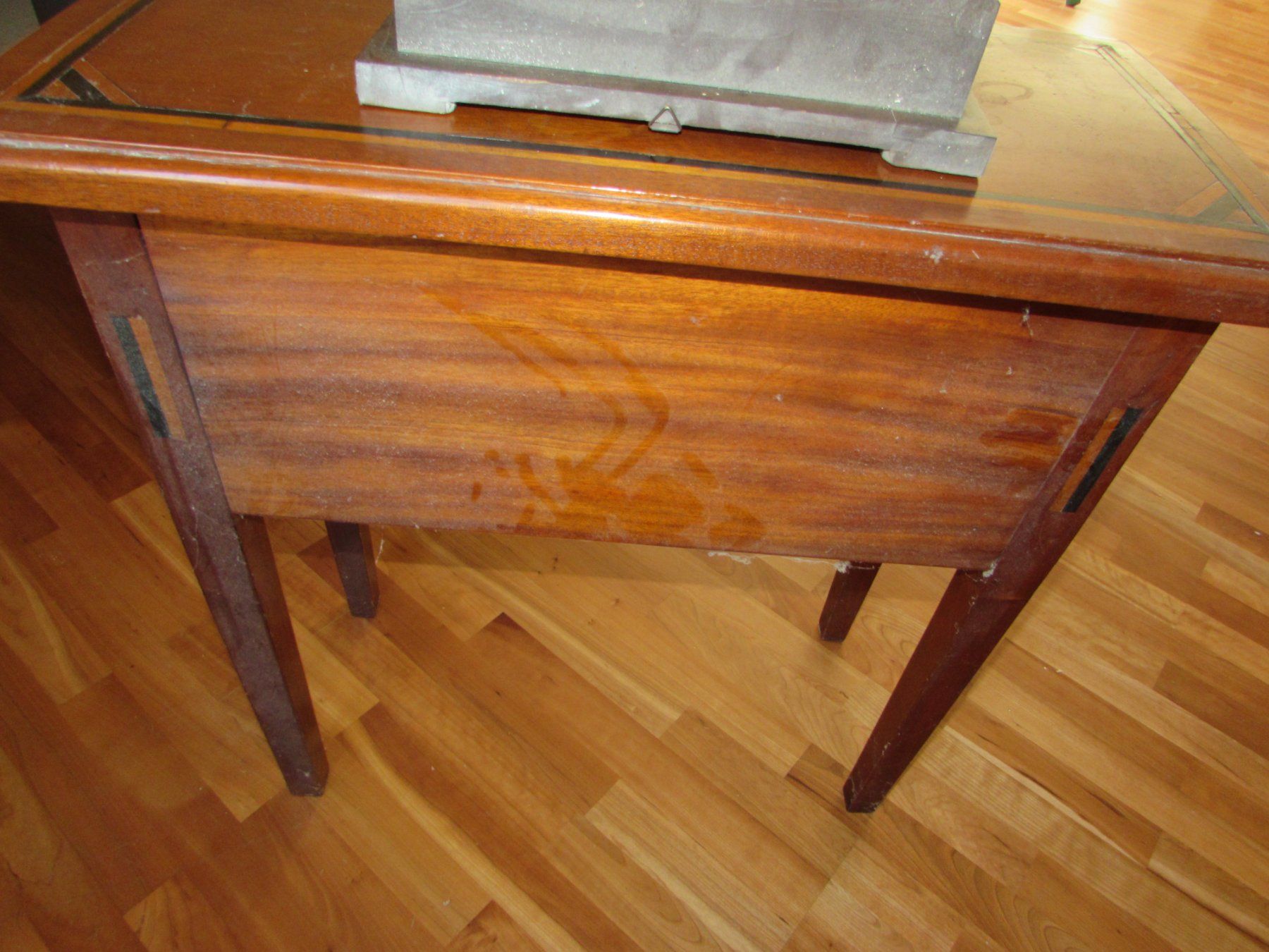 Tavoli da trucco: Tablette coiffeuse en bois avec miroir et tiroir – Usato da Onnens VD venduto da didier1956 5