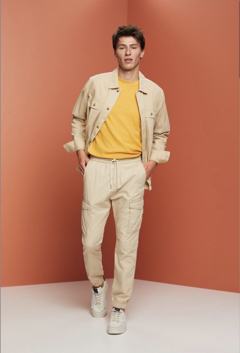 Esprit Pantaloni: Pull-on-Cargohose, 100 % Baumwolle Gr. 34/32 – Nuovo (secondo la descrizione) da Wittenbach venduto da bes_k8vr 1