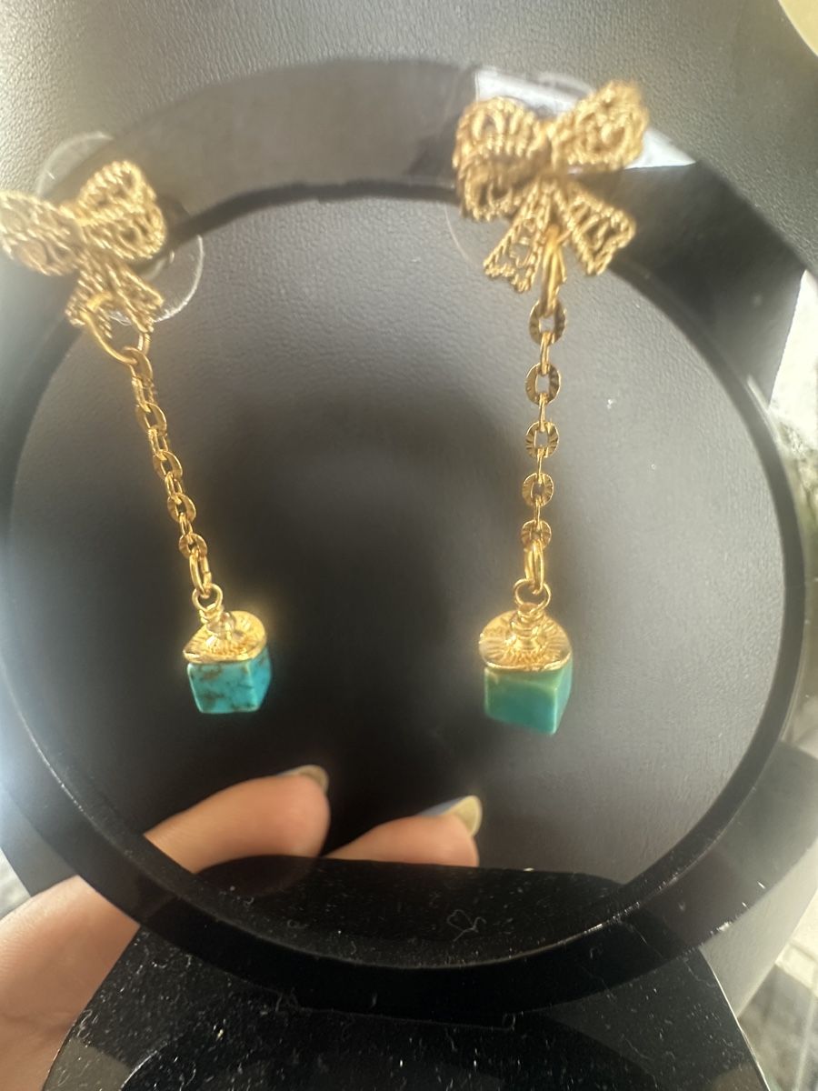 Boucles d'oreille: Ohrringe mit Jaspis Perlen  – Neuf avec emballage d'origine à Kriens par Hortensie6 1