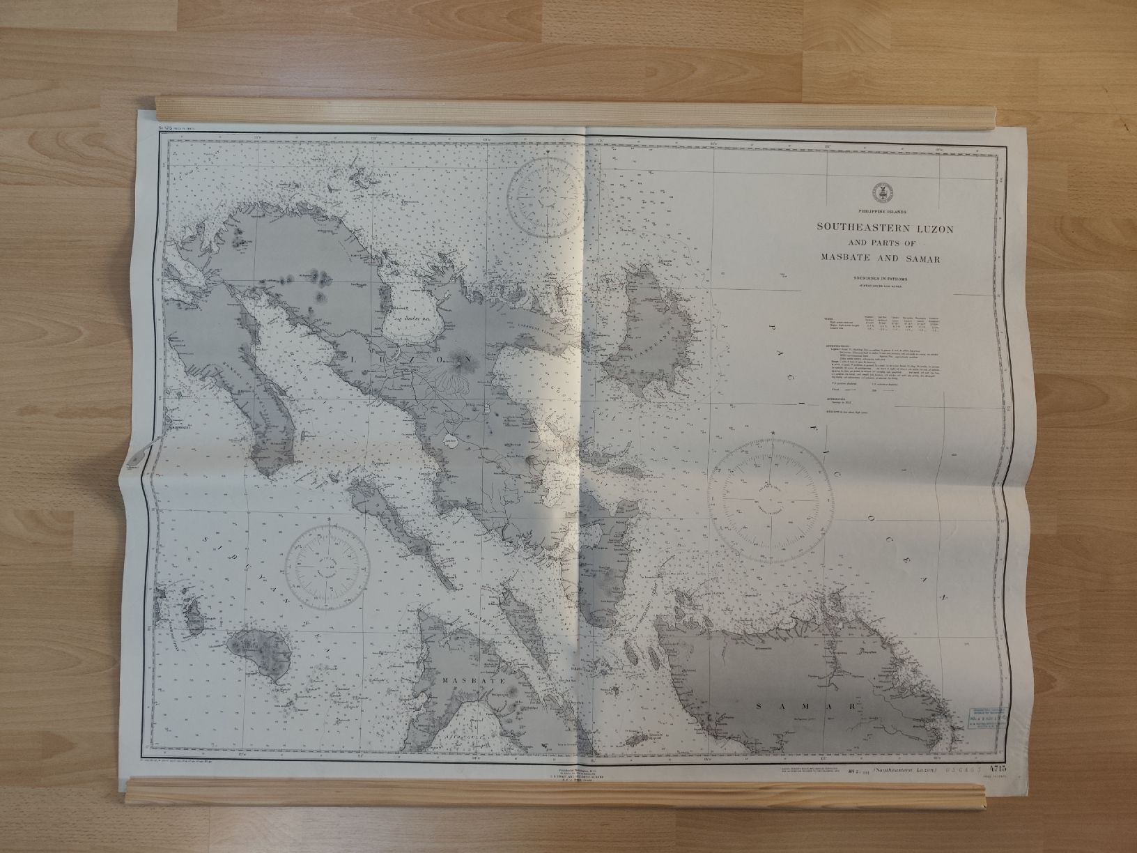 Cartine & Atlanti: Carte Marine de navigation Southeastern Luzon - 1934 – Usato da La Roche FR venduto da seashellfan