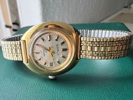 Vintage Dorly 25 Automatic EPSA Gehäuse 20 Mikron vergoldet
