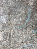 Karte Kanton Zürich/Zug, antik