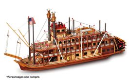 Maquette bateau en bois à monter "Vapeur Mississipi" OCCRE