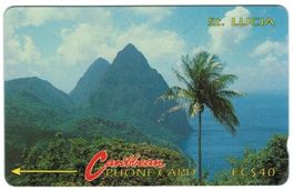 Telefonkarte St. Lucia Landschaft