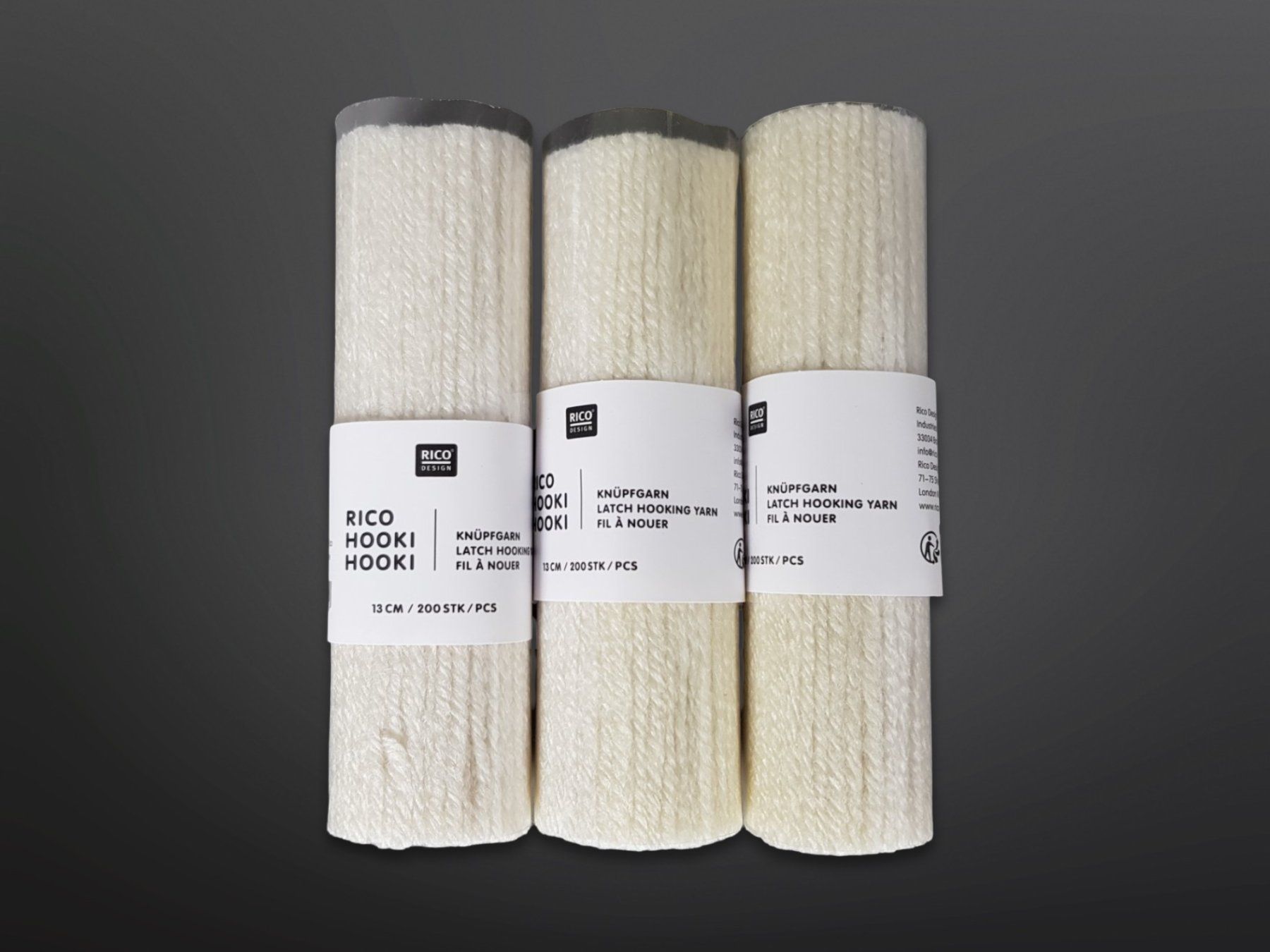 Kit bricolage: RICO Knüpfset Wolke – Nuovo (secondo la descrizione) da Suhr venduto da Restwert_Suhr 8